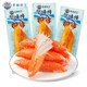 Meibox fresh raw crab sticks in independent bags, ready-to-eat hand-shred crab sticks to satisfy your craving for cooked food, casual snacks and snacks