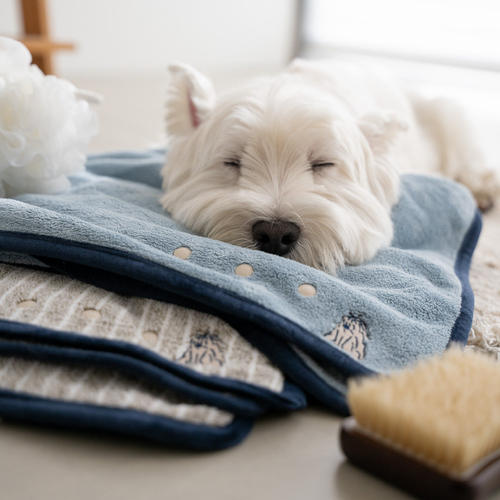 chichipaws宠物狗狗浴巾珊瑚绒毛巾吸水速干猫咪洗澡擦全身浴袍 - 图1