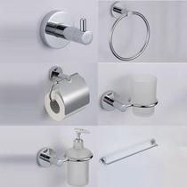 Manufacturer Foreign Trade Cotton Towel Rack Bathroom Kit Bathroom Hardware Pendants Clothes Hook Towel Rod Sanitary Towel Rack Custom