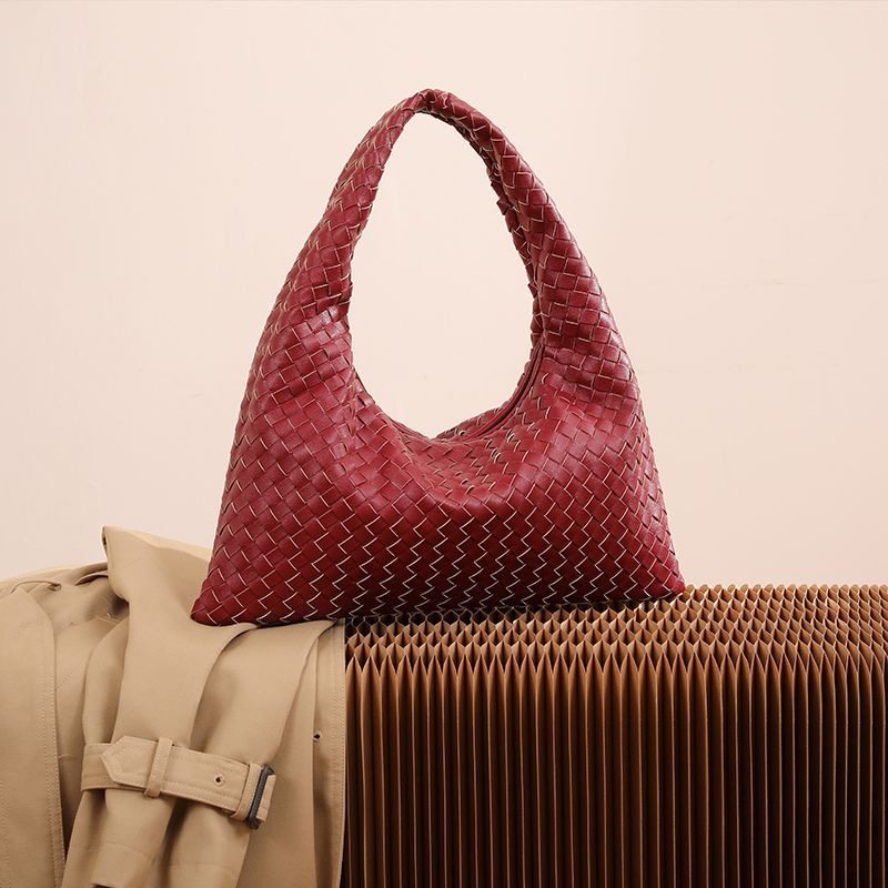 新款复古编织包包2025单肩百搭时尚腋下大容量手提包托特包,淘宝优惠券,粉丝福利购,淘宝优惠卷