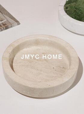 植现AL668517代植轻奢天然大理石绿花盆物居花器盆栽样板房软装家