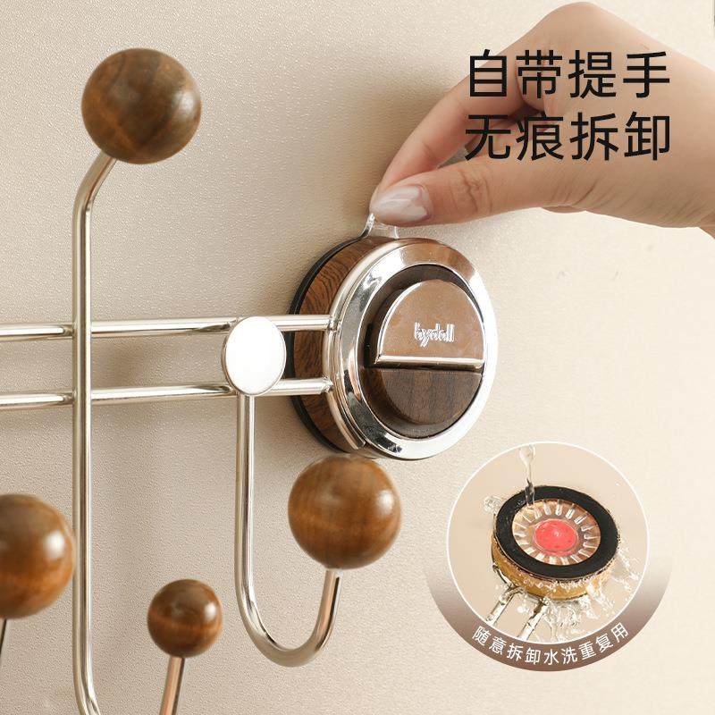 吸盘钩门后免打挂衣架帽子ASN1305收纳孔卫生间厨壁房墙上挂排钩,淘宝优惠券,粉丝福利购,淘宝优惠卷