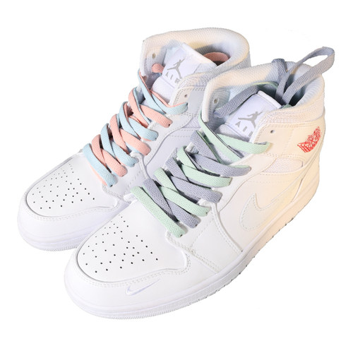 适配AJ1 AJ3 AJ4 AJ4 AJ6 AF1空军一号 vans 白色鞋带绳扁平男女 - 图2