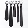 Jk Japanese black lazy zipper tie