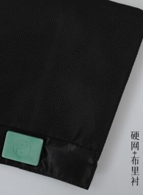 新款道帽道士帽网纱布面庄子巾正帽道巾道家用品混元巾道袍法衣三