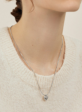 「洛杉矶设计师」Sweetpeeps 张远同款爱心吊坠项链轻奢锁骨颈链