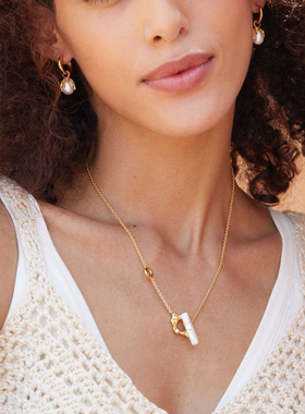 Sweetpeeps巴洛克珍珠925银项链