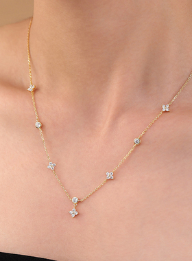 情侣锁骨颈链Sweetpeeps925纯银