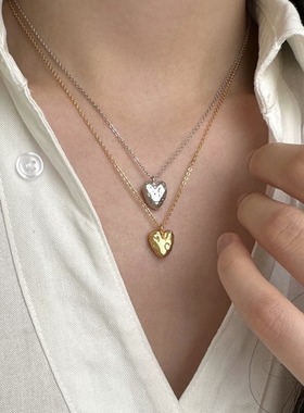 「洛杉矶设计师」爱心小陨石项链