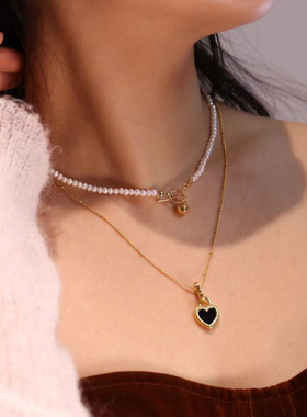 sweetpeeps纯银天然玛瑙石项链