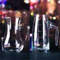 Decanter Decanter With Scale Pour Decanter Wine 7 red wine Wine Jug Crystal Glass Small Wine Pot with the word zapot