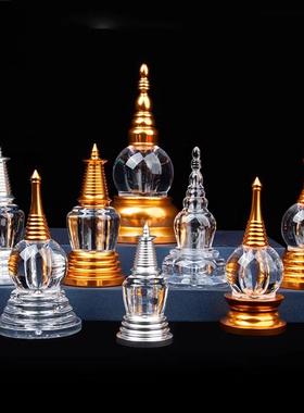 莲花水晶舍利塔菩提塔