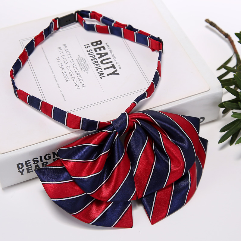 领花女装饰配饰职业正装工装高端空姐银行衬衫领免打免系花蝴蝶结 - 图1