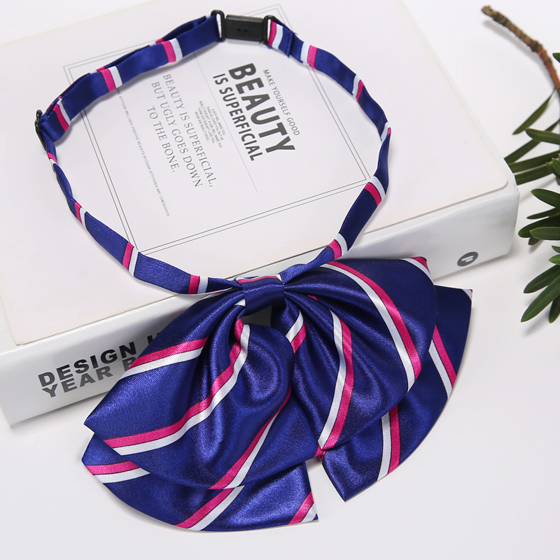 领花女装饰配饰职业正装工装高端空姐银行衬衫领免打免系花蝴蝶结 - 图2