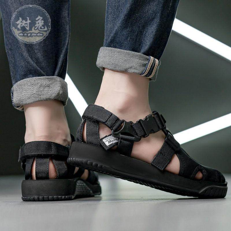 运动男凉鞋2023新款夏季沙滩鞋涉水户外帅气越南防滑包头凉鞋潮款,淘宝优惠券,粉丝福利购,淘宝优惠卷