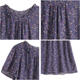 ເສື້ອ chiffon floral ຝຣັ່ງສໍາລັບແມ່ຍິງບວກກັບຂະຫນາດໄຂມັນ