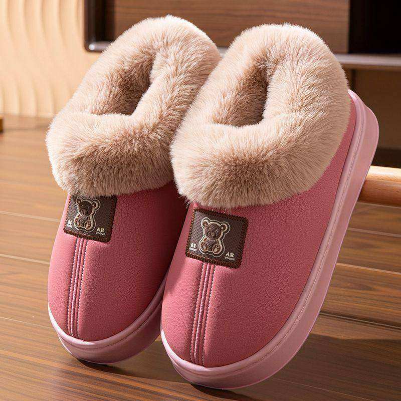 加绒加厚棉拖鞋女2026新款冬季家居室用内情侣款保暖软底韩版勃肯,淘宝优惠券,粉丝福利购,淘宝优惠卷