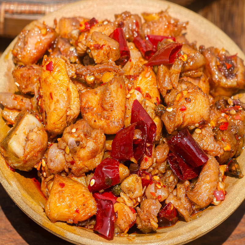 四川麻辣子鸡丁零食特产熟食追剧下酒菜下饭冷吃即食鸡肉卤味小吃