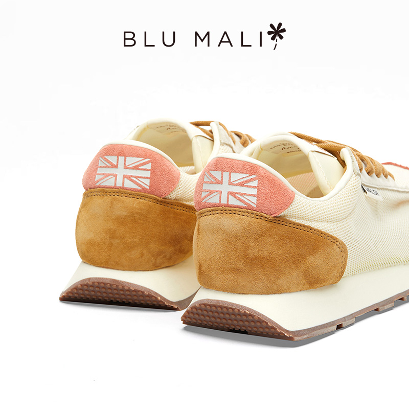 Blu Mali2025夏季男女款透气网鞋时尚休闲鞋多巴胺