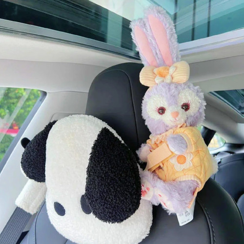 迪士尼窗帘扣 懒懒家居星黛露贝儿汽车绑带毛绒可爱公仔新车装饰 - 图3