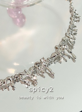 高级感水滴锁骨甜酷辣妹轻奢Y2K