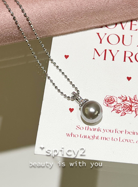 简约珍珠韩国小众高级感项链