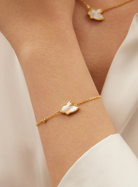 NeverfarS925银天然贝母手链