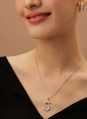 NeverfarWISH字母许愿项链吊坠