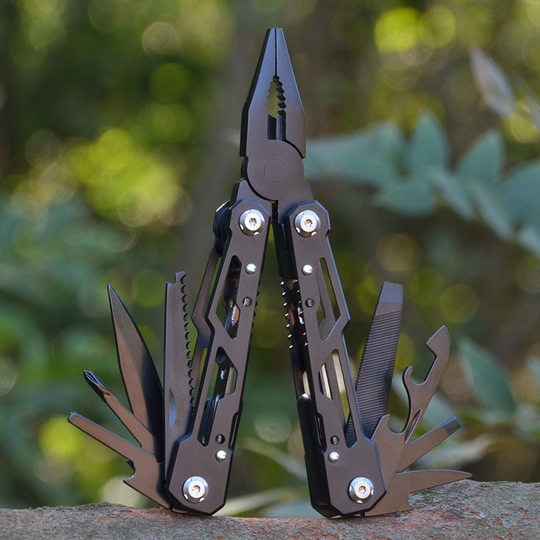 Measuring multifunctional pliers folding portable combination tool