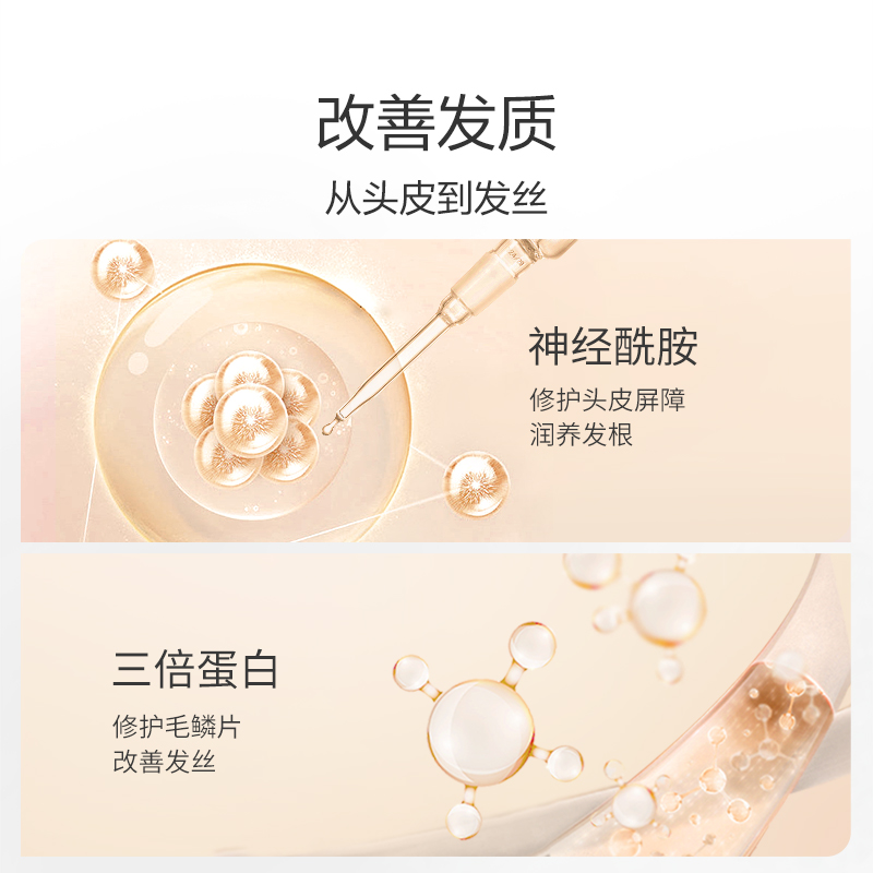 【618预售】极方200洗发水烫染受损强韧修护柔顺毛躁氨基酸洗发露