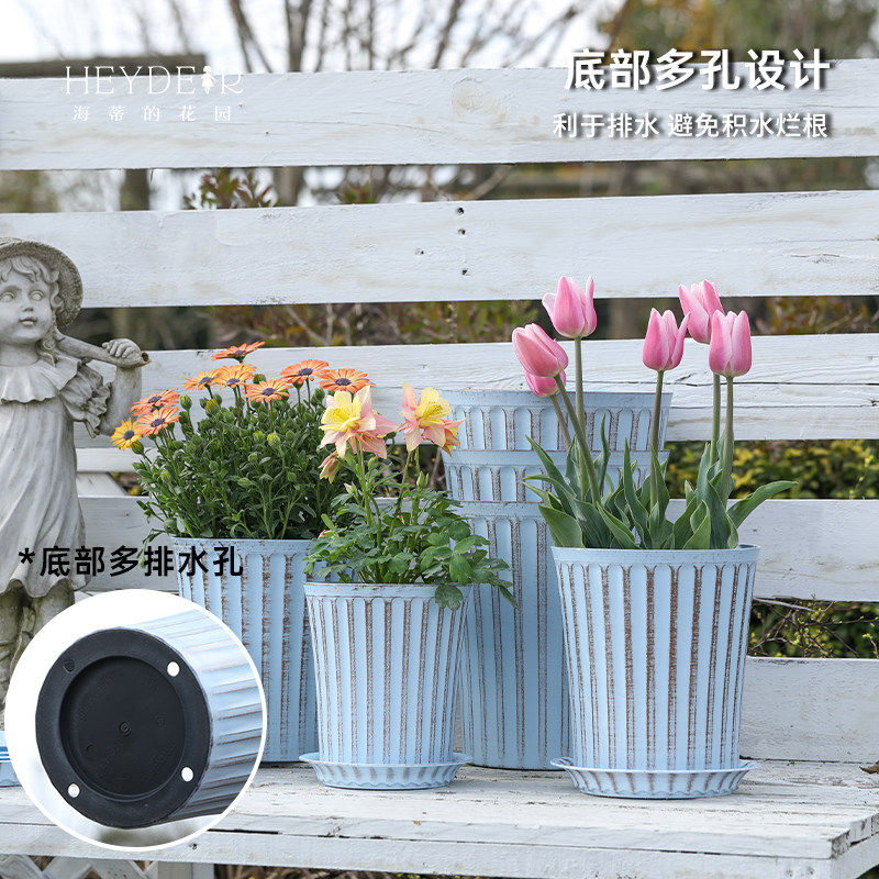 海蒂的花园环球RATTEN藤编系列花盆花卉绿植多肉种植盆耐用树脂盆,淘宝优惠券,粉丝福利购,淘宝优惠卷