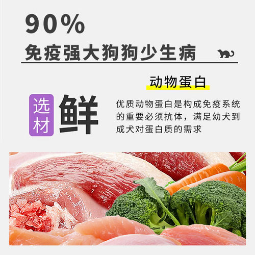 冻干狗粮成犬幼犬小型犬通用型泰迪博美比熊土狗柯基5斤10斤装 - 图0