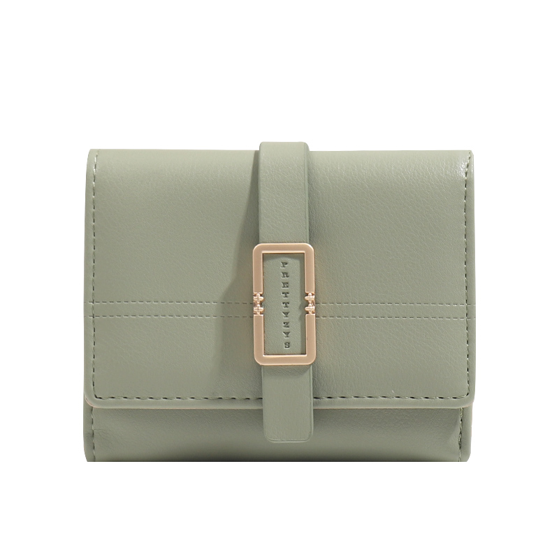 小众设计气质仙女短款折叠感零钱包 步跃伦钱包