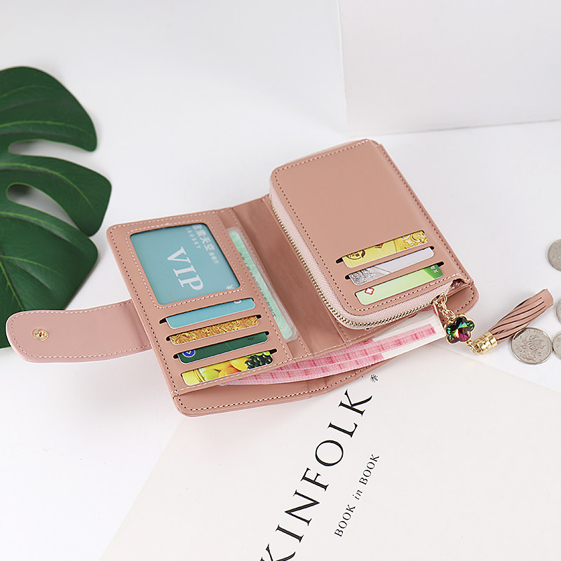 女新款2021爆款小众设计卡包零钱包 步跃伦钱包