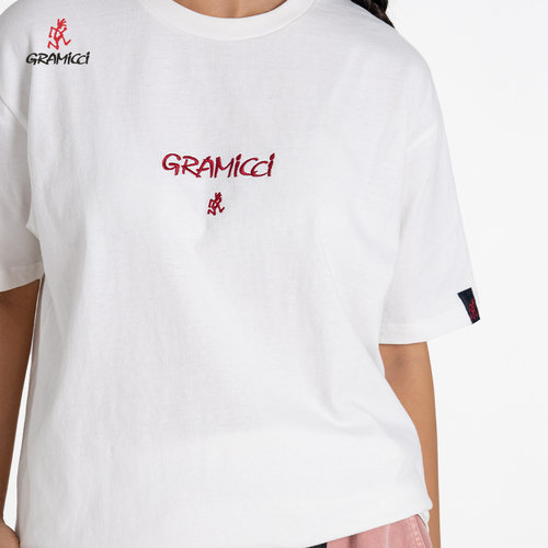 GRAMICCI小野人 山系刺绣男女圆领短袖T恤情侣GUT-21SC04 - 图2