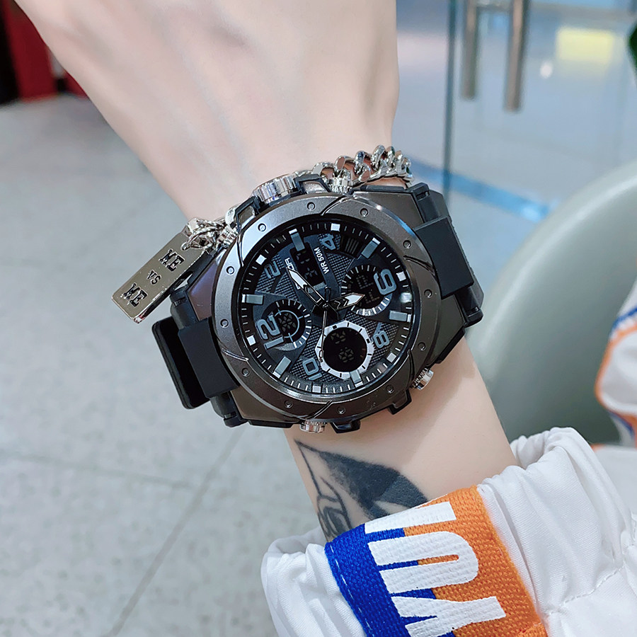 男士潮流机械防水初高中学生电子表 纪梵洛手表国产腕表