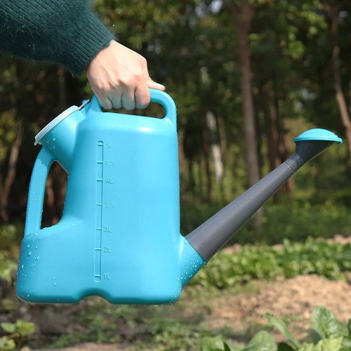 塑料大洒加大款水壶浇花壶淋水壶家用浇花喷壶长嘴园艺喷壶小花洒 - 图1