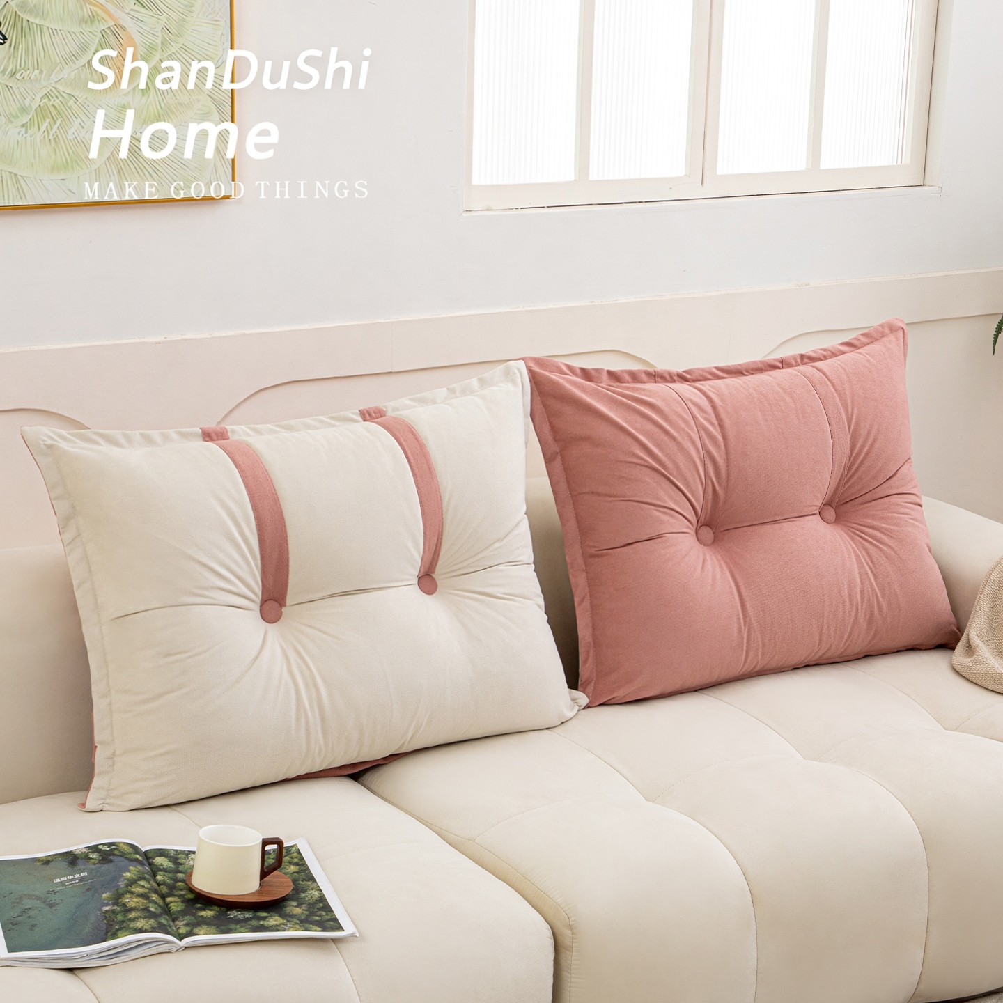 秋冬床头靠枕组合靠背软包床上护腰垫客厅沙发榻榻米靠背垫可拆洗,淘宝优惠券,粉丝福利购,淘宝优惠卷