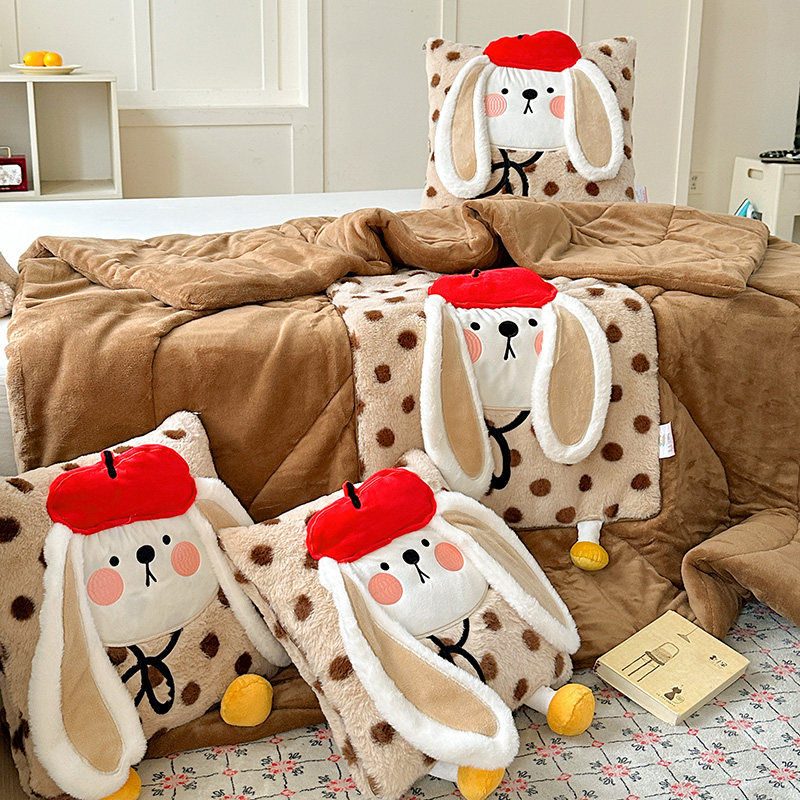 抱枕被子两用二合一加厚折叠汽车枕头被办公室午睡空调毯靠垫冬季,淘宝优惠券,粉丝福利购,淘宝优惠卷