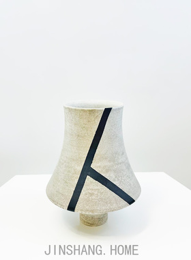 锦尚陶瓷花瓶现代侘寂售楼处民宿