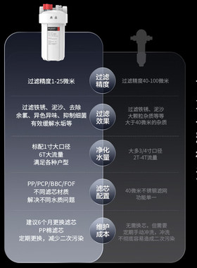 【品牌】典丞大白瓶前置过滤器
