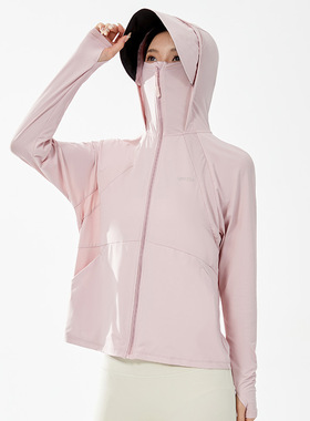 夏季新款冰丝防晒衣女骑行情侣外套可拆卸帽檐防晒服户外皮肤衣