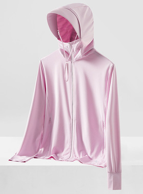 UPF50+情侣防晒衣夏季冰丝薄款透气户外专业钓鱼防晒服可拆卸