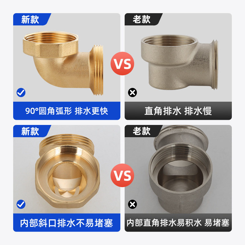 洗衣槽下水器110陶瓷盆大理石落水阳台厨房单水槽304不锈钢排水管,淘宝优惠券,粉丝福利购,淘宝优惠卷