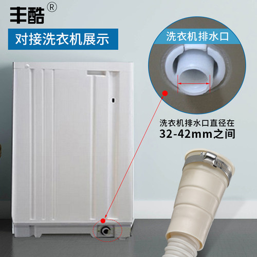 通用型全自动滚筒波轮洗衣机软管排水管下水管出水管加长延长管 - 图2