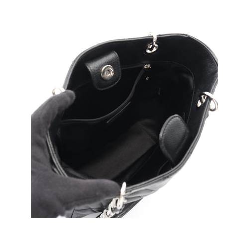 中古Chanel香奈儿女包A级95新tote bag托特包鱼子酱牛皮革托特包 - 图1