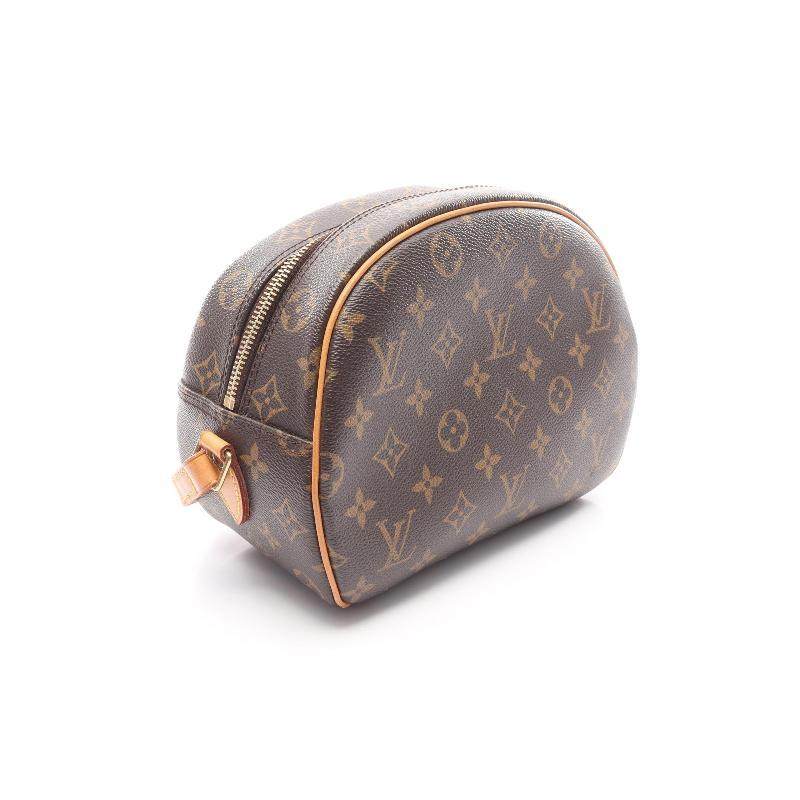 中古LV路易威登女包B级9新Blower苹果包涂层/防水帆布斜挎包棕色,淘宝优惠券,粉丝福利购,淘宝优惠卷