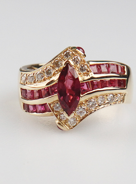 「9.5新」日本进口商品钻石戒指