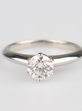 中古95新蒂芙尼钻石铂金