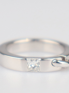 CHAUMET(尚美)公主方切钻石戒指